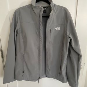 North face hard shell fleece lined jacket